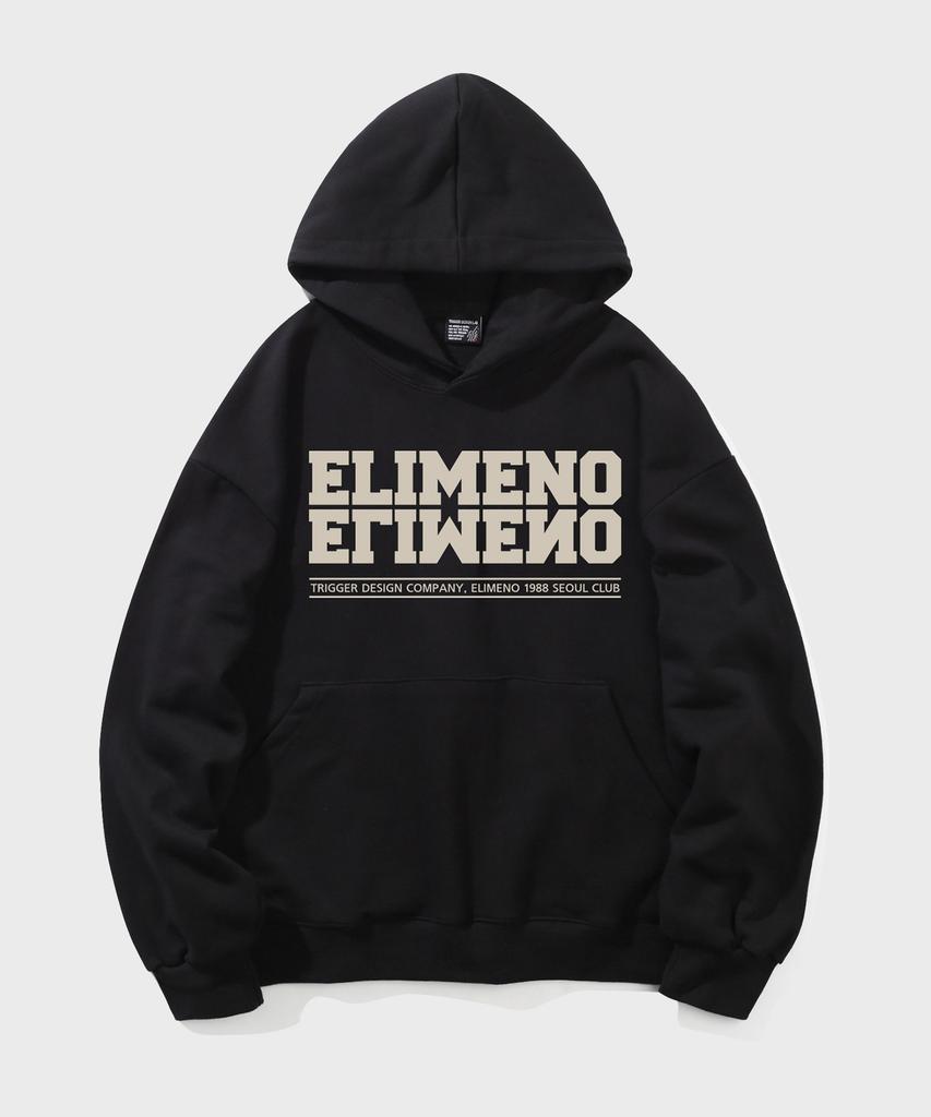 El Seoul Club Oversized Hoodie Black (Beige)