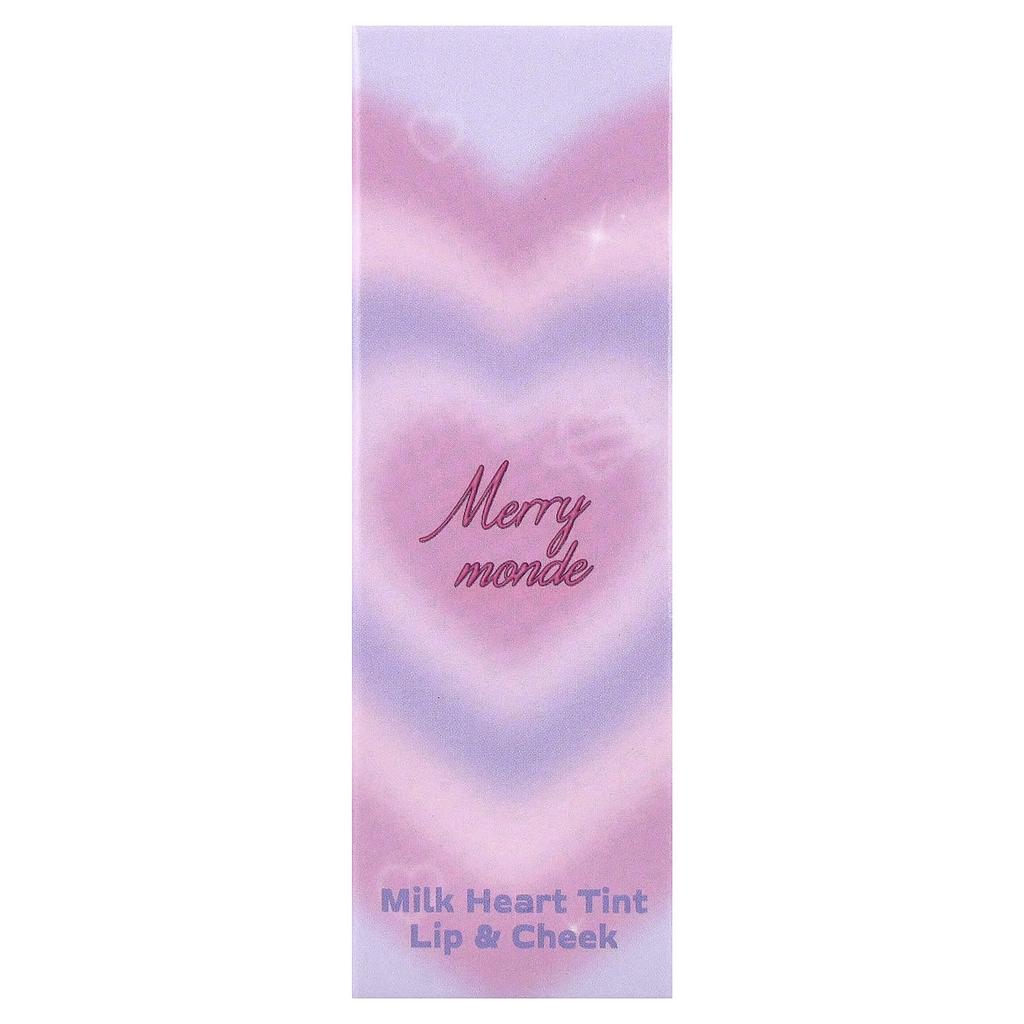 Merrymonde Milk Heart Tint, Lip & Cheek, 04 Mauve Milk, 5g