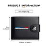 OMPC8 Leather Wallet Short Multi Credit Card Holder Male Purse Money For BMW 1 3 5 Series G30 G32 G38 2021 2020 2019 2018 E46 E91