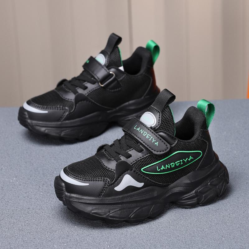 

Dad shoes classmates children breathable 2025 spring new student campus sports shoes boys mesh running shoes 40