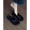 Light Luxury and Comfortable French Retro Flat-soled Sandals, Light and Versatile Summer New Sandals, Women's Soft Soles Are Not Tired
