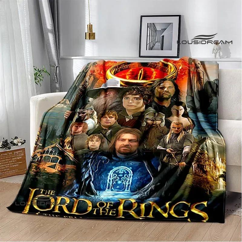 L-Lord of the Rings printed blanket Warm Flannel Blankets Soft and Comfortable Home Travel Blanket bed linings Birthday Gift