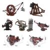 MOC Creative Expert Ideas Military Medieval Weapon Crossbow Catapult Crane Bricks Building Blocks DIY Toys for Children Gifts