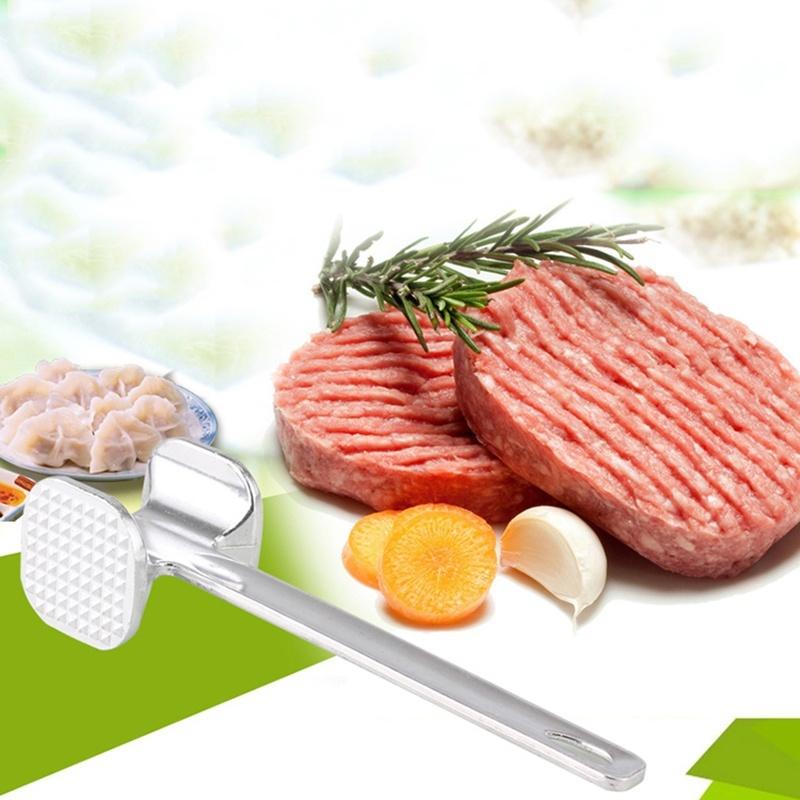 Steakzartmacher Aluminiumlegierung Fleischklopfer Einseitiger Hammer Rindfleisch Kochgeschirr Küchenzubehör