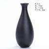Hand Painted Ceramic Vase Zen Guanyin Bottle Chinese Style Buddha Altar Decoration Blue Glaze