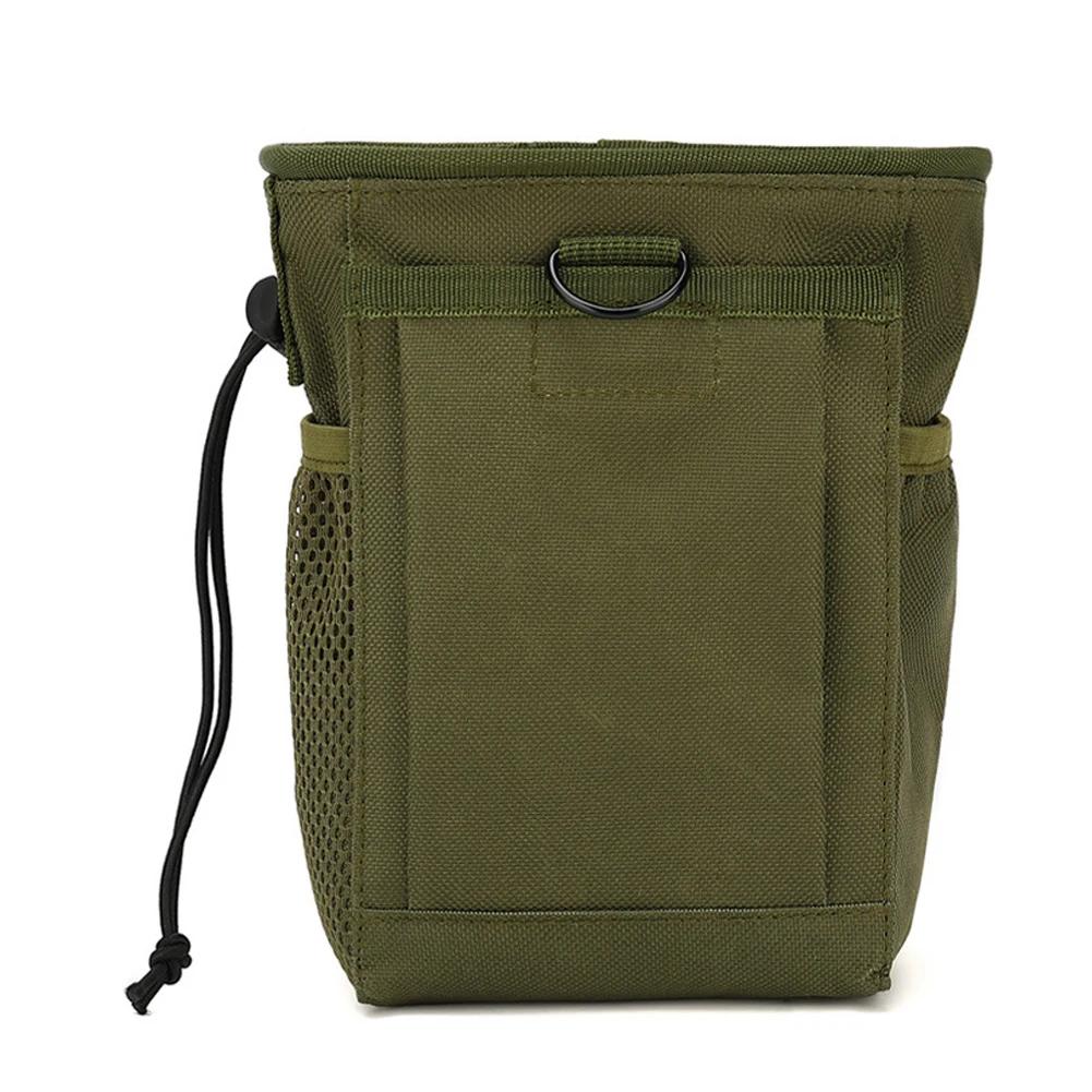 1Pc Outdoor 3-5L Tactical Molle 800D Nylon Dump Drop Pouch Recycle Travel Waist Pack Ammo Bags Airsoft Accessories Bag Pouches