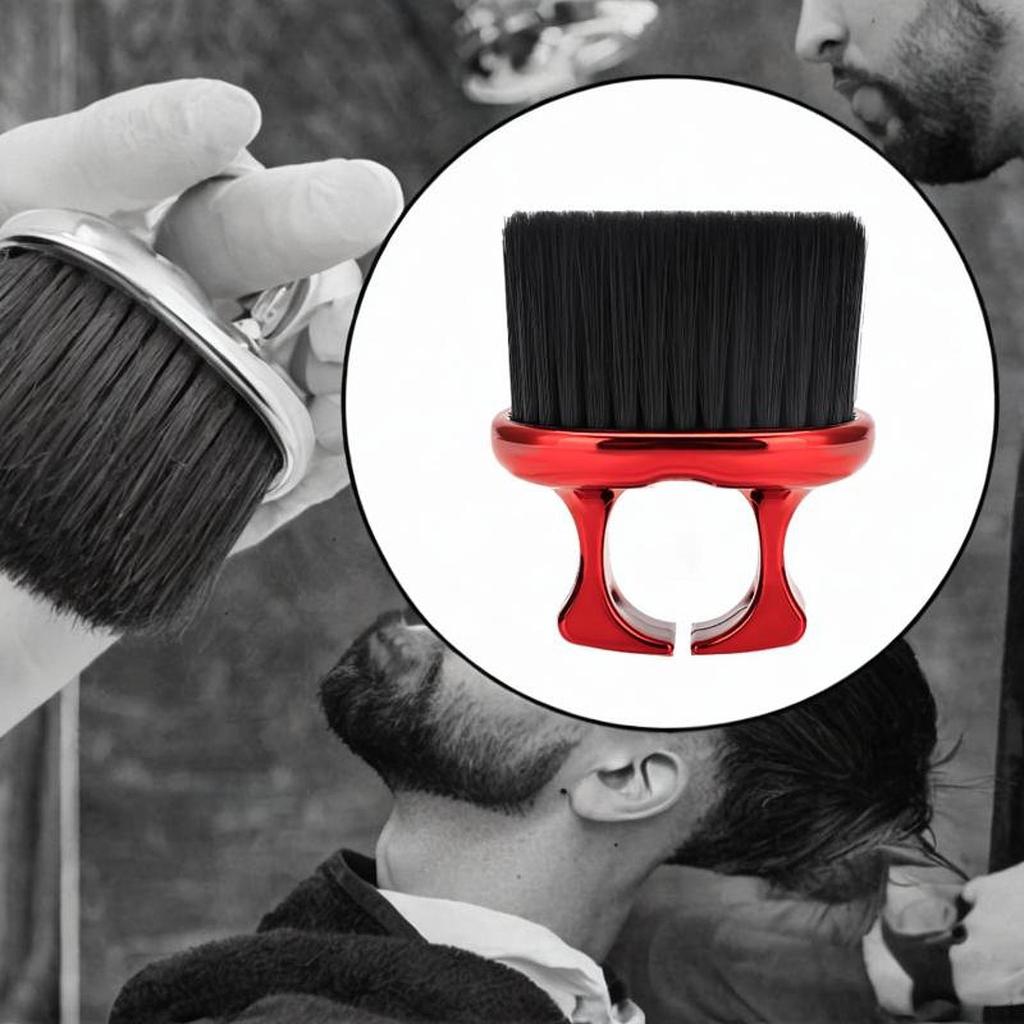 Hair Brush Neck Duster Cleaning Ring Design Comfortable Grip Cutting Sturdy Soft Barber