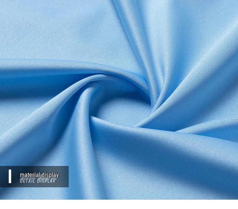2026 Men's Seamless Ice Silk Stretch Short Sleeve Shirt - Business Casual, Non-Iron, Solid Color