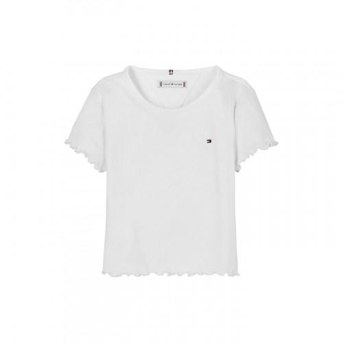 Tommy Hilfiger Childrens/Kids Essential Round Regular Frill T-Shirt