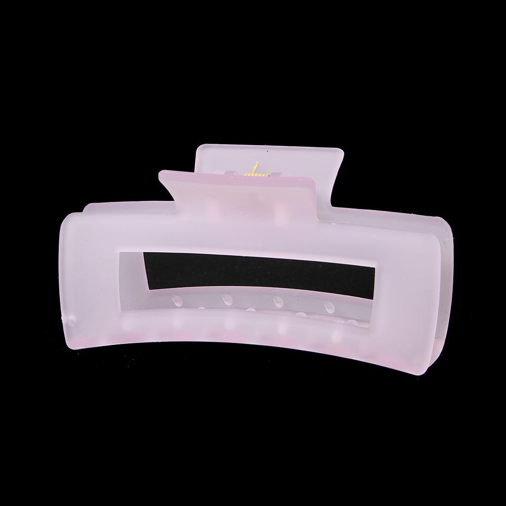 Extra Large 13CM Rectangular Hair Clip - Frosted Multi-purpose Shark Claw Clip for Thick Hair