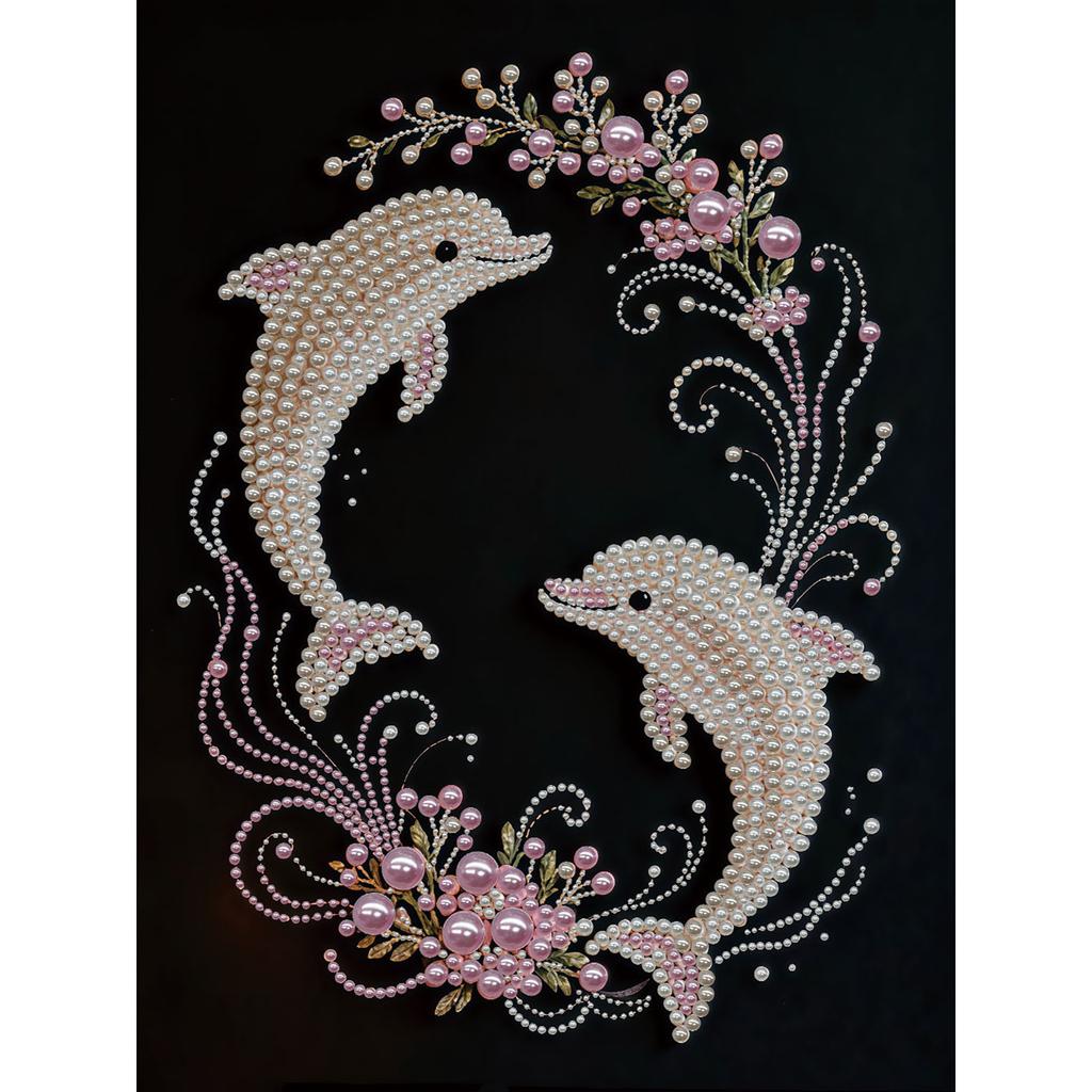 DIY Pearl Painting Kit for Adults Beginners Home Wall Decor Pearl Painting Art Kits With Frame 30x40cm