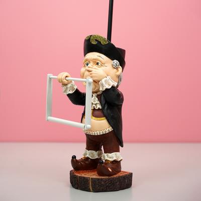 Lustige Lakai Toilettenpapierhalter Statue Kreativer Taschentuchständer Regal Skulptur Dekorative Harzfigur Wohnzimmer Badezimmer Deko