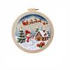 Christmas Embroidery Kit, DIY Material Set for Creative Holiday Projects