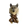 Luxury Simulation Animal Statue Retro Miniatures Figurine Sculpture Tiger Lion Head Ornament  Prop
