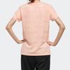 Adidas Sporty Round Neck Short Sleeve T-Shirt Women Tops Pink FK3519