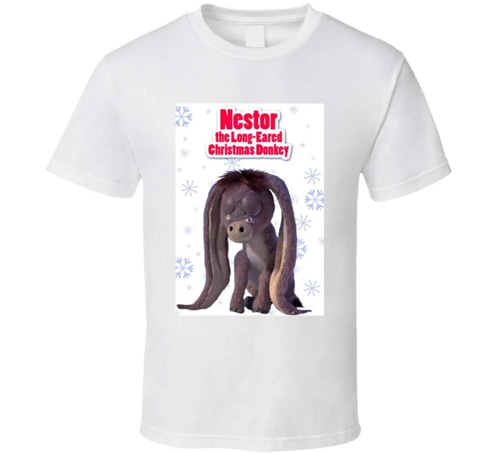Nestor The Long Eared Christmas Donkey Retro Holiday Movie 70s 80s T Shirt S