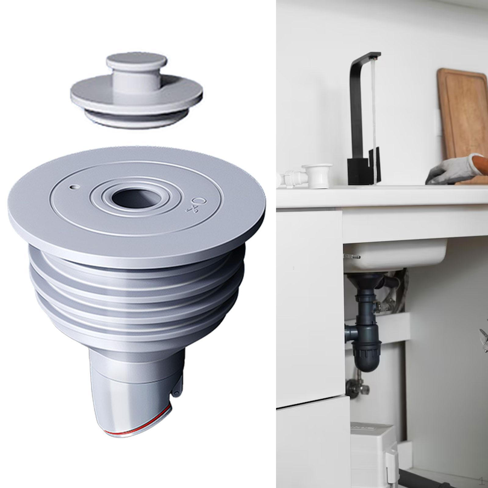 

Усовершенствованное решение для герметизации сливных труб в жилых помещениях и прачечных 87x93mm