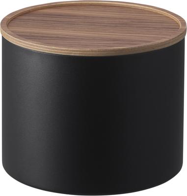 Yamazaki Jitsugyo Basket Type Coffee Paper Filter Case L Brown W17 X D17 X RIN Wave Filter Case Coffee Filter Case 4568 Approx. H13.5cm