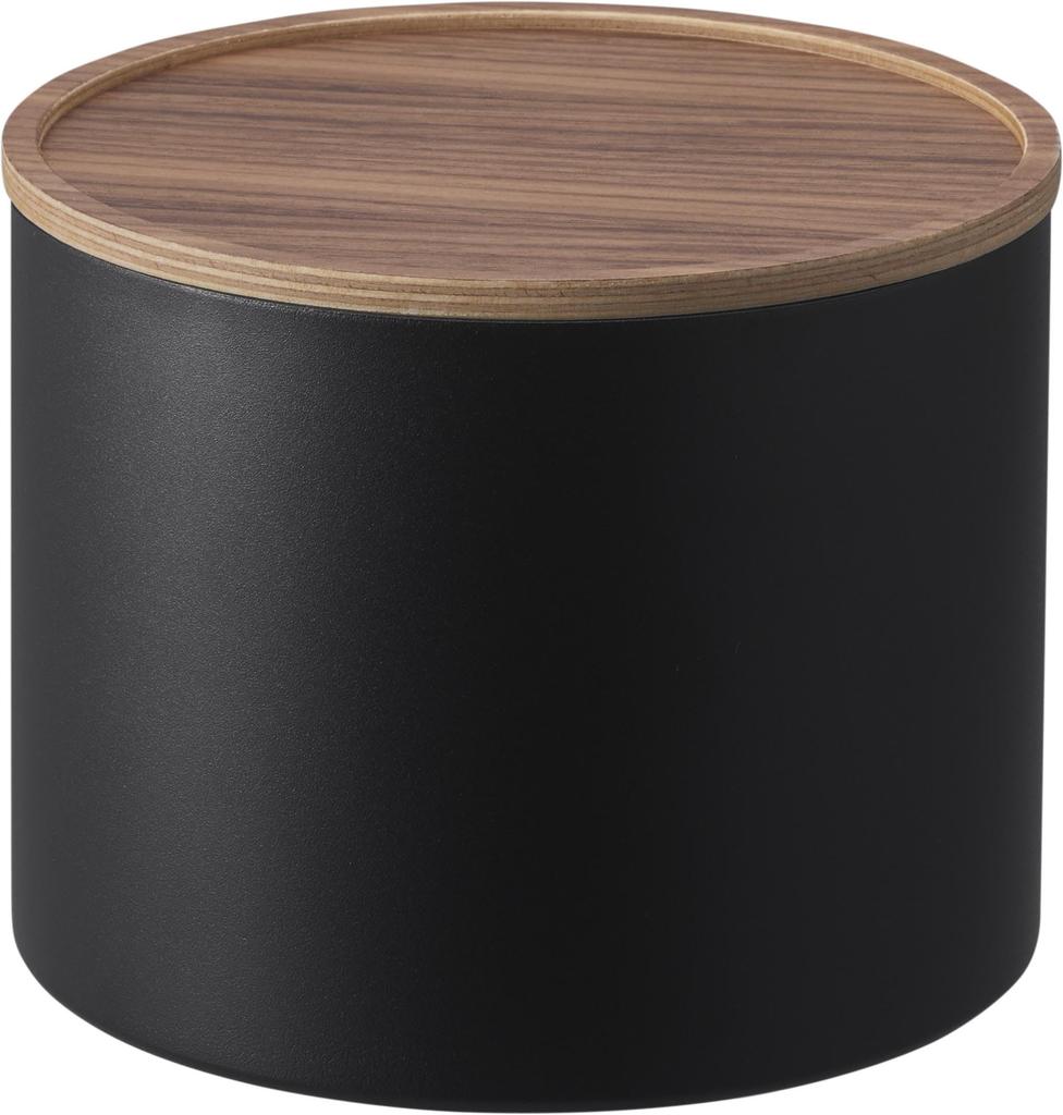 Yamazaki Jitsugyo Basket Type Coffee Paper Filter Case L Brown W17 X D17 X RIN Wave Filter Case Coffee Filter Case 4568 Approx. H13.5cm