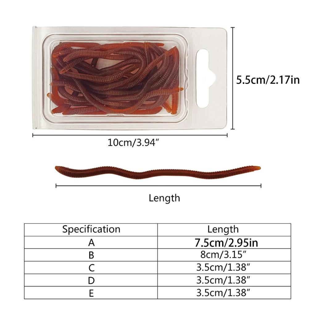 Soft Lures Sets Silicone Swimbait Shad-Grub Worm-Lifelike-Fake Earthworm Bait-Fishing Lures Sea Baits Tackle Accessories