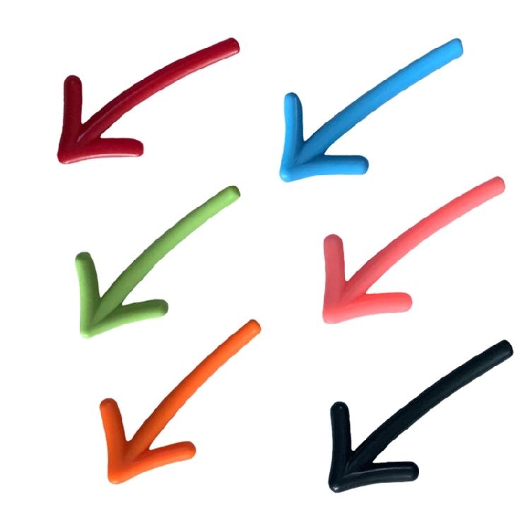 6pcs Fridge Magnet Arrow Whiteboard Message Holder Home Refrigerator Decoration 1