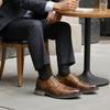 Men Leather Shoes Brand Comfortable 2026 Fashion Men Derby Shoes