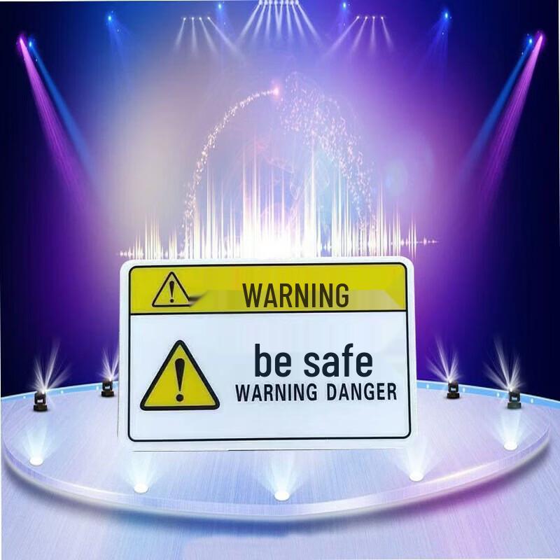 WEZHO PVC Safety Warning Sign