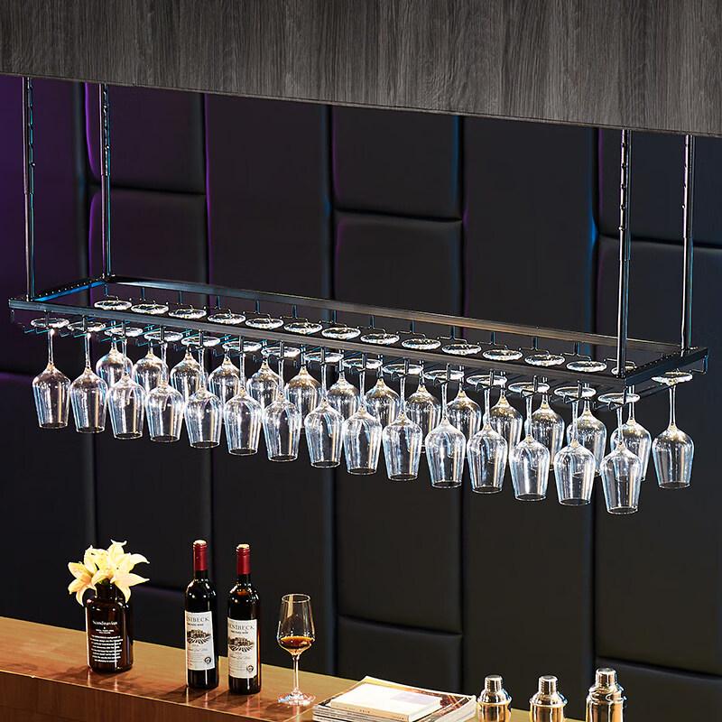 Aokewen Hanging Iron Wine Glass Rack