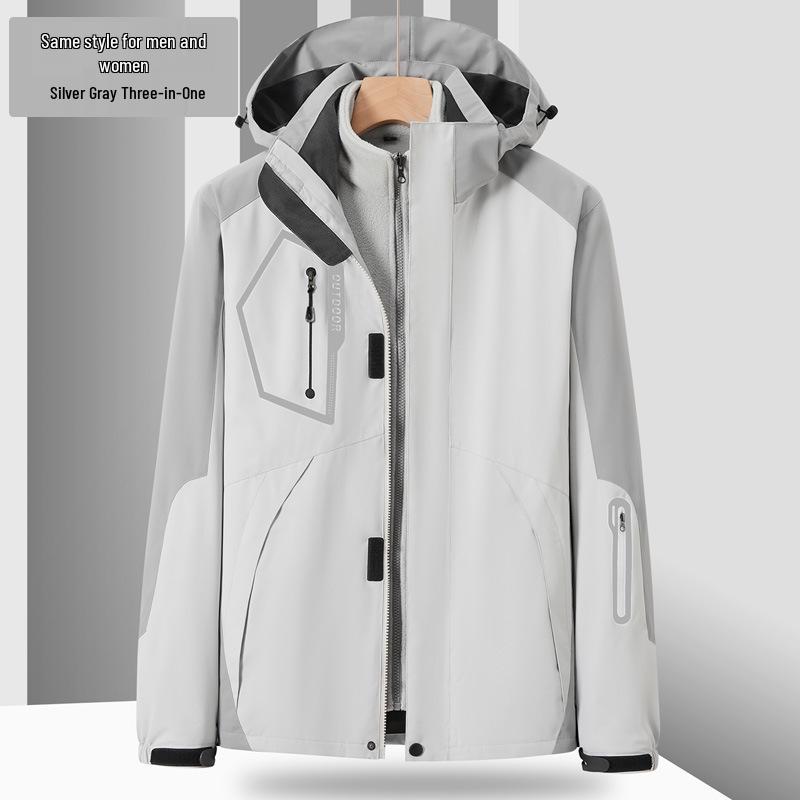 Unisex 3-in-1 Waterproof & Insulated Hiking Suit with Custom Logo