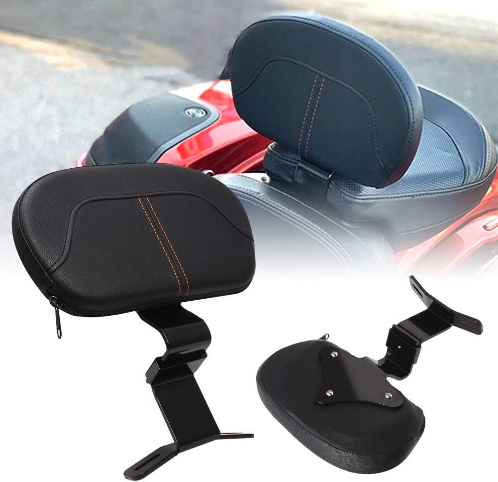 PU Leather Driver Backrest for Harley Touring Road King Street Glide CVO 2009-2025 Models Comfort Seat Pad Rider Lumbar Support
