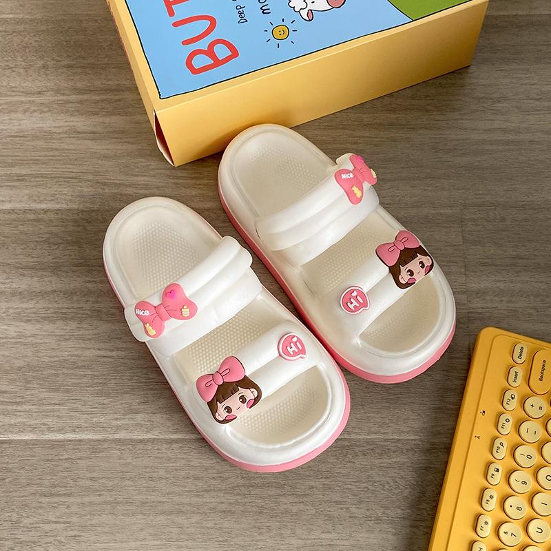 EVA platform sandals women's summer outer wear cm wear-resistant cute beach shoes two wear cool slippers