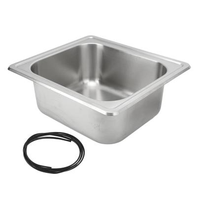Spülbecken Gebürstetes Verfahren Rostfreies Edelstahlspülbecken für Badezimmer Küche Badezimmer Wohnmobil Yacht 480x430x150mm