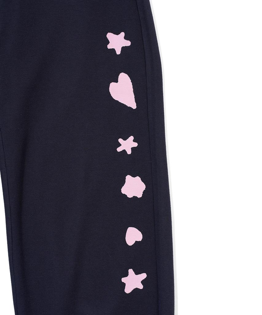 YOUHEE [3Colors] Graphic Waffle Sweat Pants