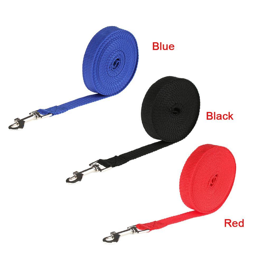 1.8/4.5/6/10m Flexible Solid Puppy Kitten Nylon Rope Walking Harness Training Strap Dog Cat Lead Wire Pet Leash Animal Supplies
