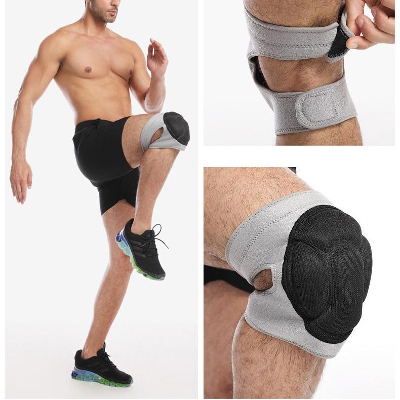 1 PC Turtle Shell Sponge Knee Pads SBR Thicken Non-Slip Collision Knee Protector Dance Skiing Riding Sports Protective Clothing