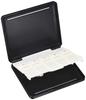 Nonaka Alto Saxophone Plastic Reed Case with Selmer Logo, Holds 10 Reeds, Color: Black