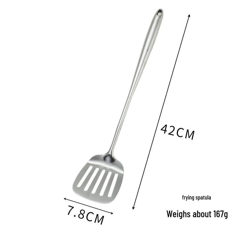 ZISIZ Extended 304 Stainless Steel Wok Spatula Set