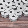100Pieces Aluminum Bobbins Sewing Machine Coil Roller Sewing Machine Tailoring Part for Industrial Sewing Machines