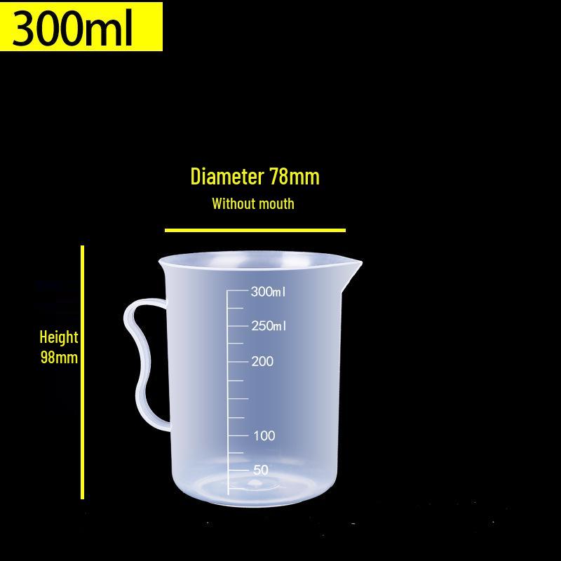 Food-Grade Thickened Plastic Measuring Cup with Scale for Milk Tea and Baking