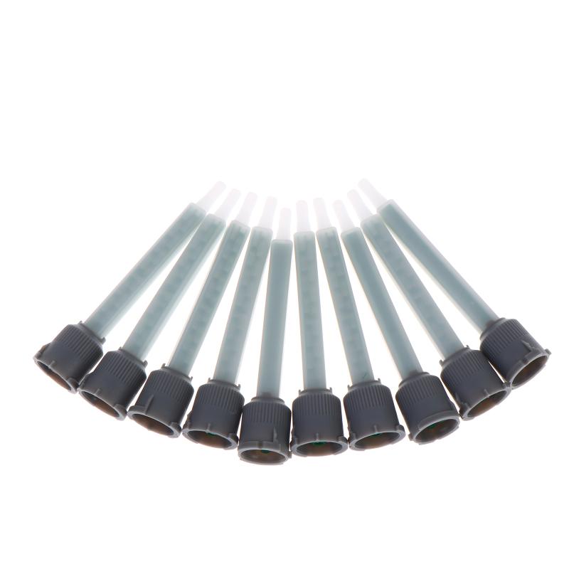 10Pcs Epoxy Adhesive Mixing Nozzles,Glue Static Mixer ,Adhesive Mixing Tube (1:1 Ratio)For Ab Glue Gun, Liquid Mix