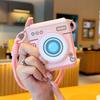Built-in Magnetic Camera Style with Bracelet Leather Hinge Protective Case For Samsung Galaxy Z Flip 7 flip7 Lens Protect Cover