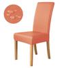 100% Waterproof PU Chair Cover Anti-dirty Leather Fabric Elastic Chair Covers Anti-Scratch Stretch Seat Case for Dining Room 1PC