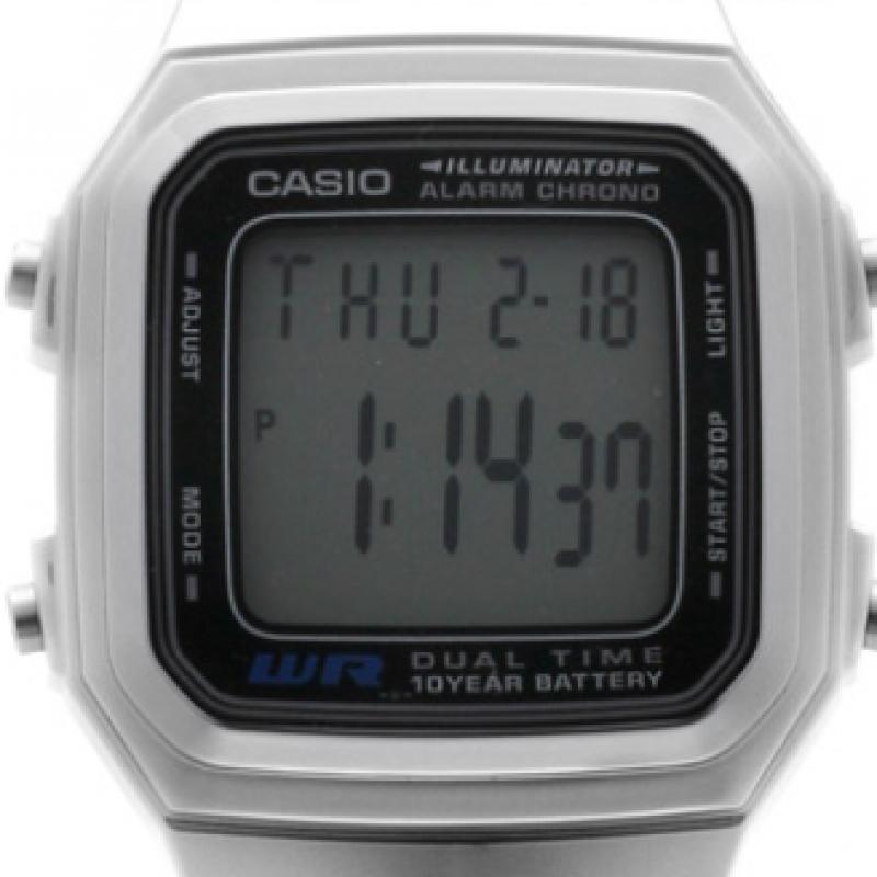 Casio A178wa 1adf  A178wa 1a  Digital Quadratisch Vintage Retro Öffentlich Metalluhr