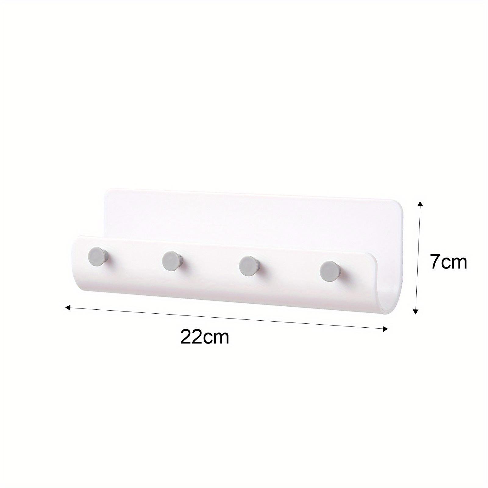 

Клейкий держатель для ключей, настенный кухонный сушильный шкаф, прочный, без сверления, контейнер для хранения браслета, телефона, почты 1pc белый