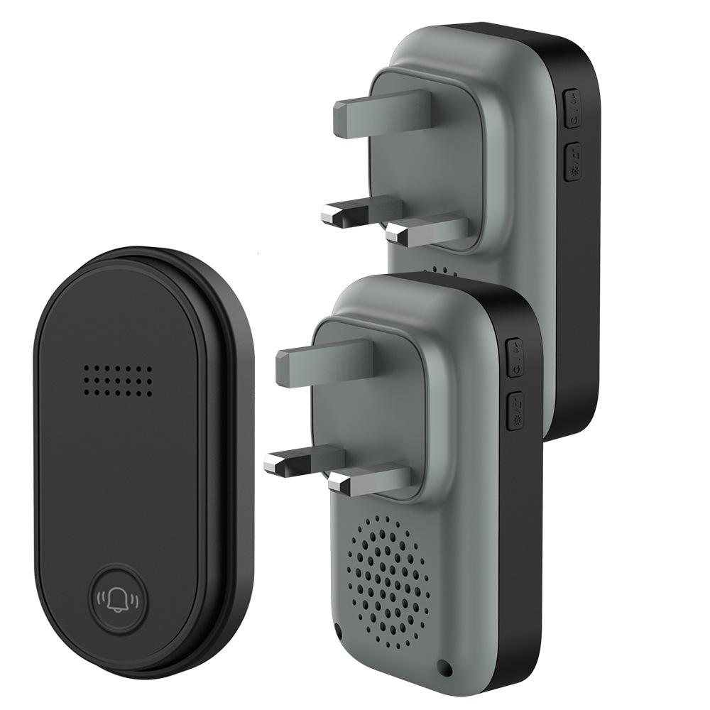 Dual-Mode Wireless Waterproof Battery-Free AC Doorbell