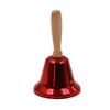 Festive Attention Christmas Hand Bell Wooden Handle Kindergarten Kids Christmas Jingle Ring Xmas Decorations Christmas Bells
