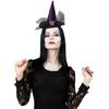 Cute Headband Halloween Specter Sequins Witch Hat Mini Cone Hat Hair Hoop
