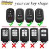 Soft TPU Car Key Case Cover For Honda Civic Accord HR-V CR-V CRV 2022 2023 4 5 Buttons Auto Shell Fob Holder Car Accessories