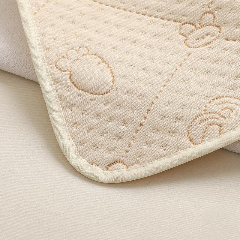 Waterproof Cotton Baby Incontinence Pad - Washable, Breathable, Toddler Leakproof Mattress Care Pad, Large Size, Menstrual Pad