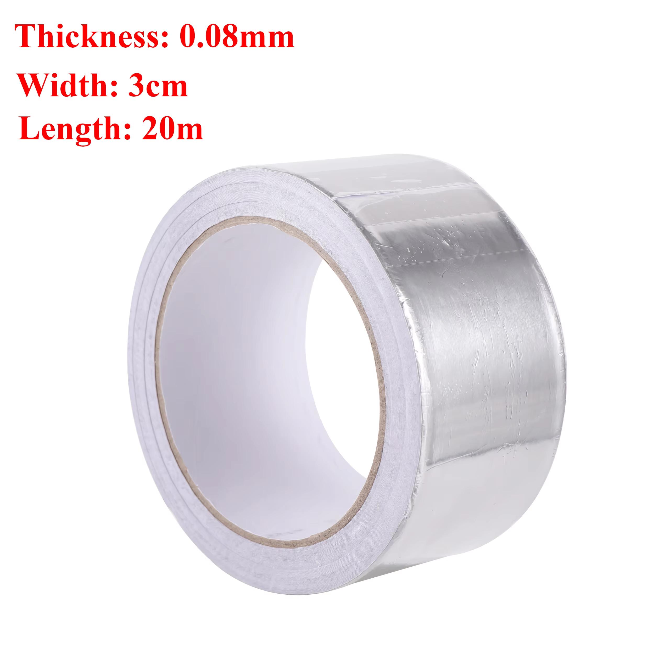 

20M Алюмінієва Фольгована Стрічка Плита Захист від Плісняви Підлога Водонепроникна Клейка Стрічка Водопровідна Труба Рятувальний Ремонт Зупинка Протікання Алюмінієва Стрічка